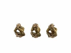 Бронзовые статуэтки  “Три обезьяны”
