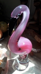 Хрустальная статуэтка "Фламинго"